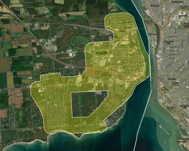 Fort Erie No Microtransit Area