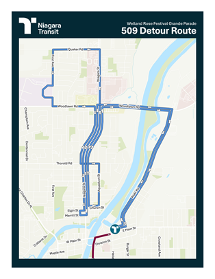 509 Detour Map