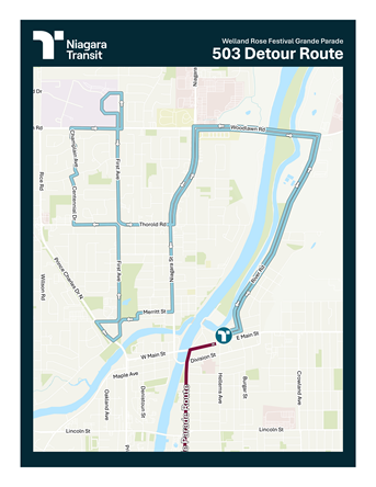 503 Detour Map