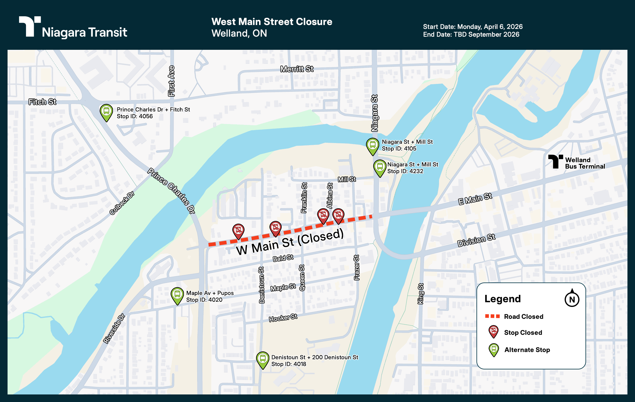 West Main Street Closed for Summer